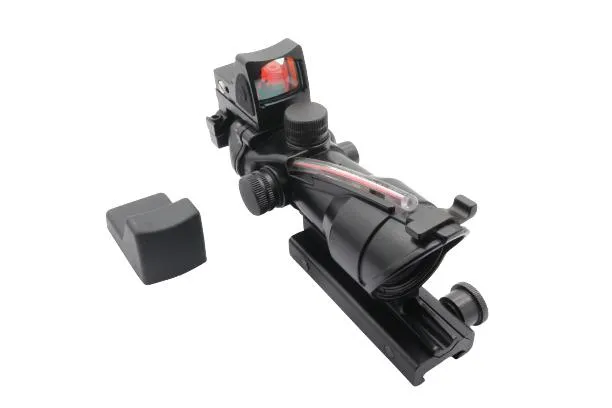 32X4 Fiber Optic Prism Reticle Riflescope Scope