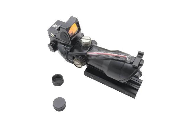 32X4 Fiber Optic Prism Reticle Riflescope Scope