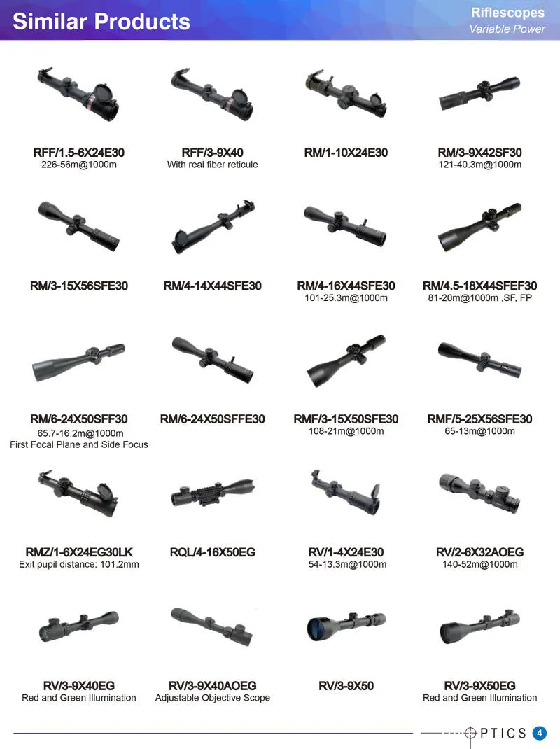 4-16X44 Scope Air Riflescope Hunting Tactical