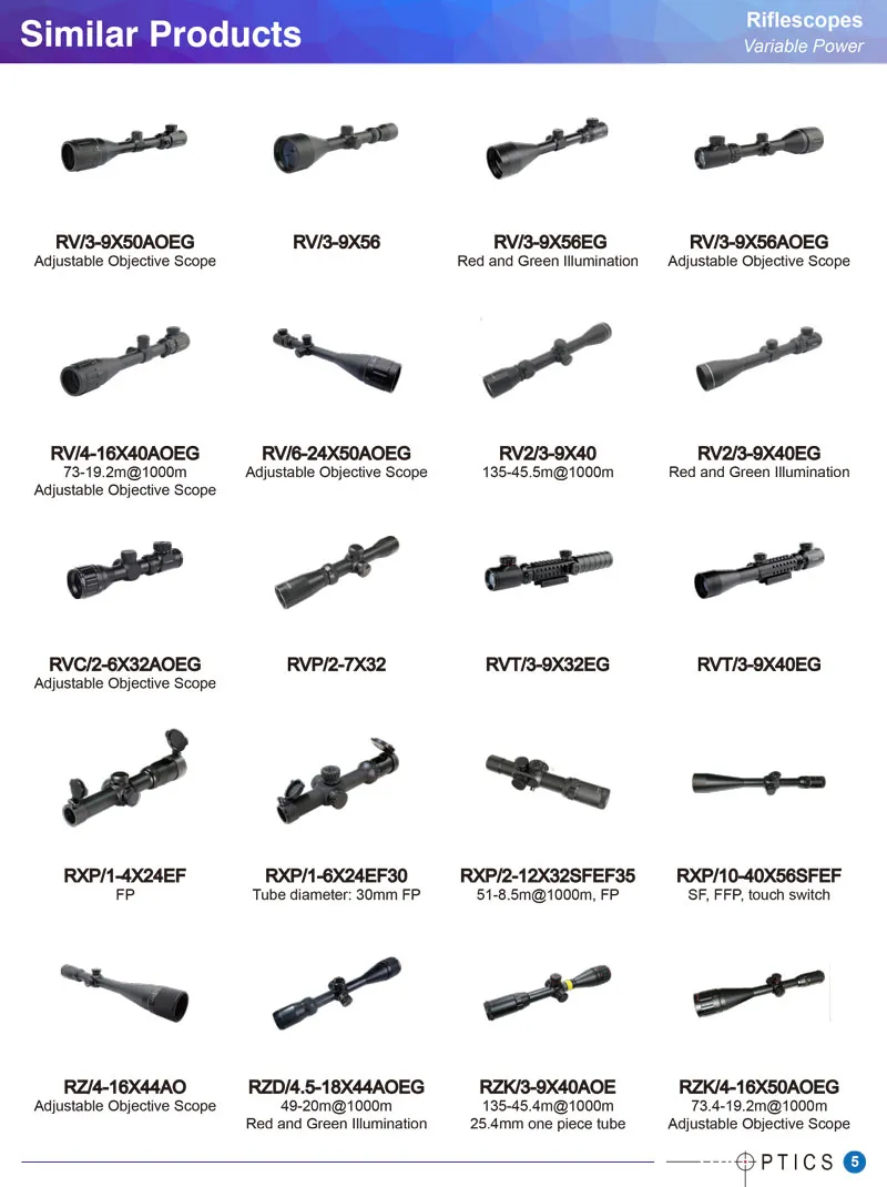 4-16X44 Scope Air Riflescope Hunting Tactical