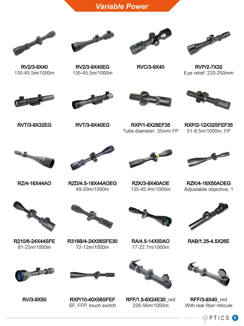 4-16X50 Optics Riflescope Wholesale Riflescopes