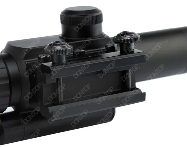 4X25 Short Riflescope M6 Riflescope with Laser