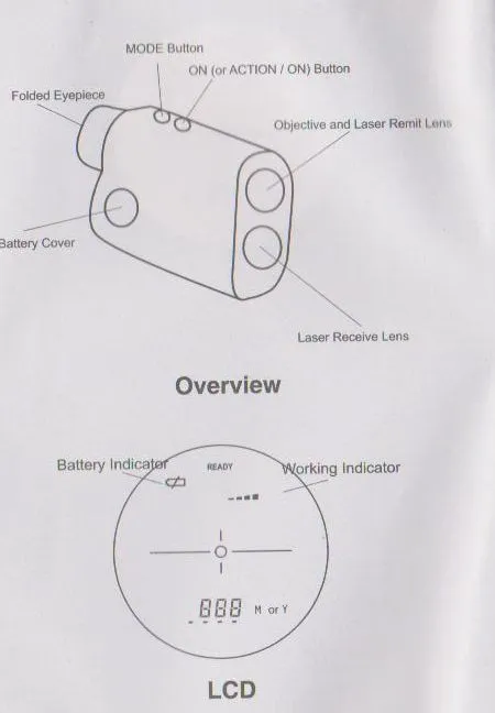 700m Laser Range Finders Distance Telescope for Golf