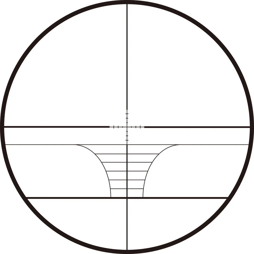 Binoculars Telescopic Scopes Wire Crosshair Range-Finding Graph Reticle