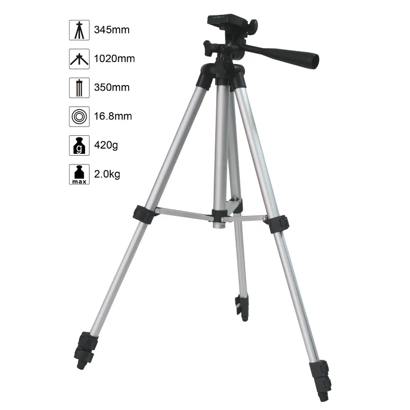 Digital Camera Smartphone Tripode Flexible Aluminum Tripod 3110