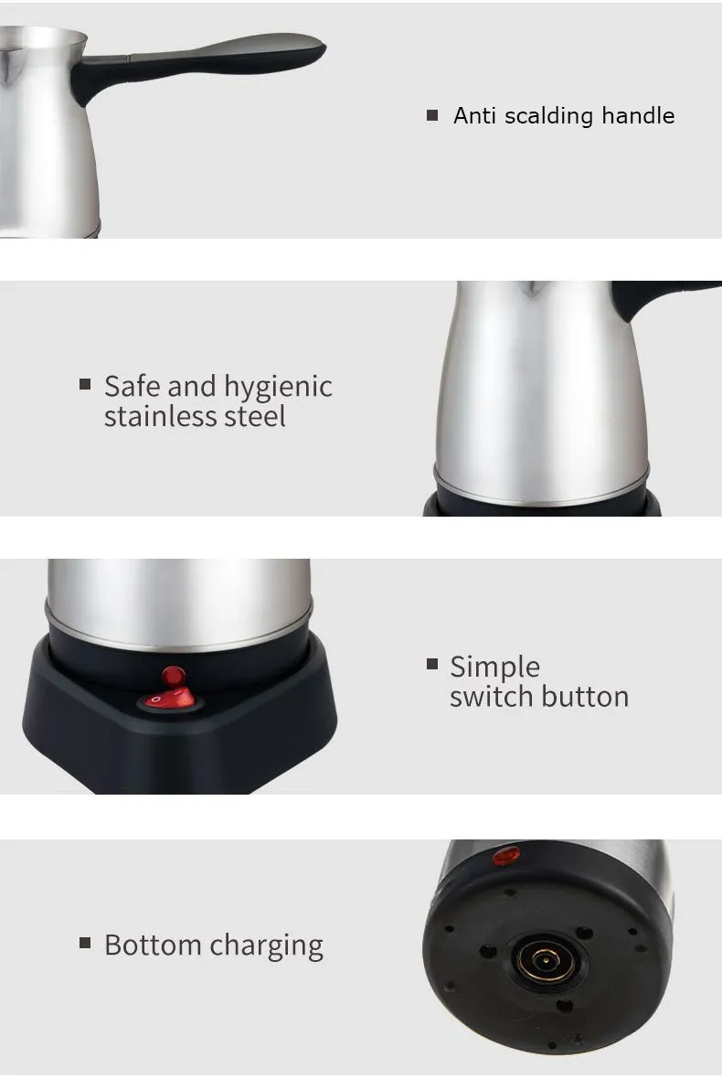 Stainless Steel Material Electric Kettle for Coffee