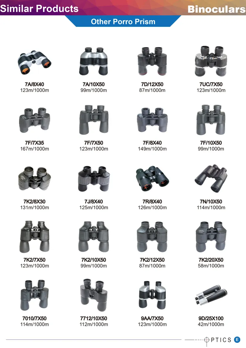 High Power 25X100 Binoculars with Objective Dia. 100mm