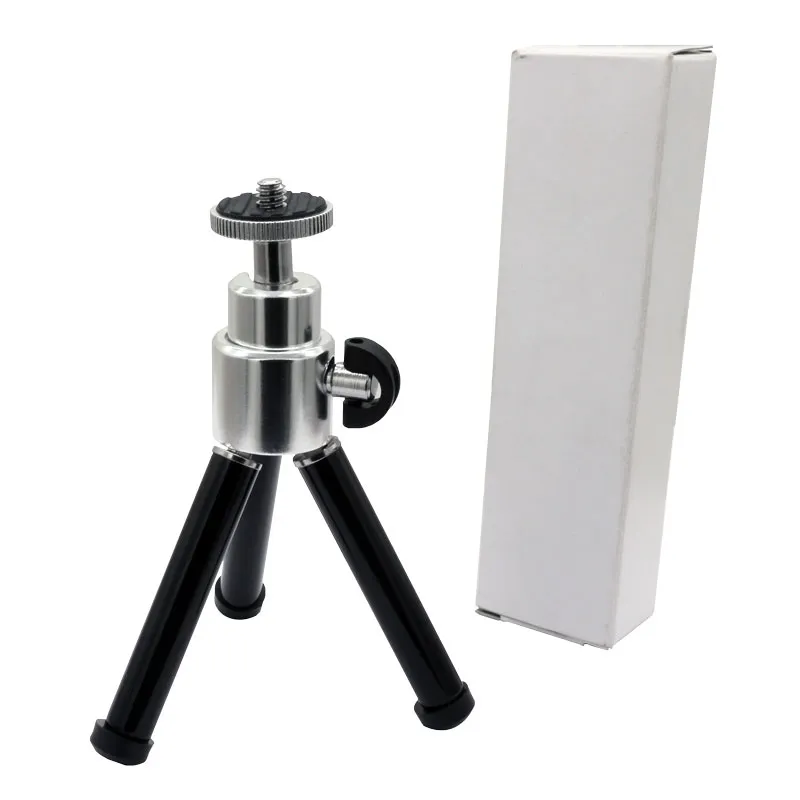 High Quality Mini Camera Stand 3 Fold Copper Table Tripods