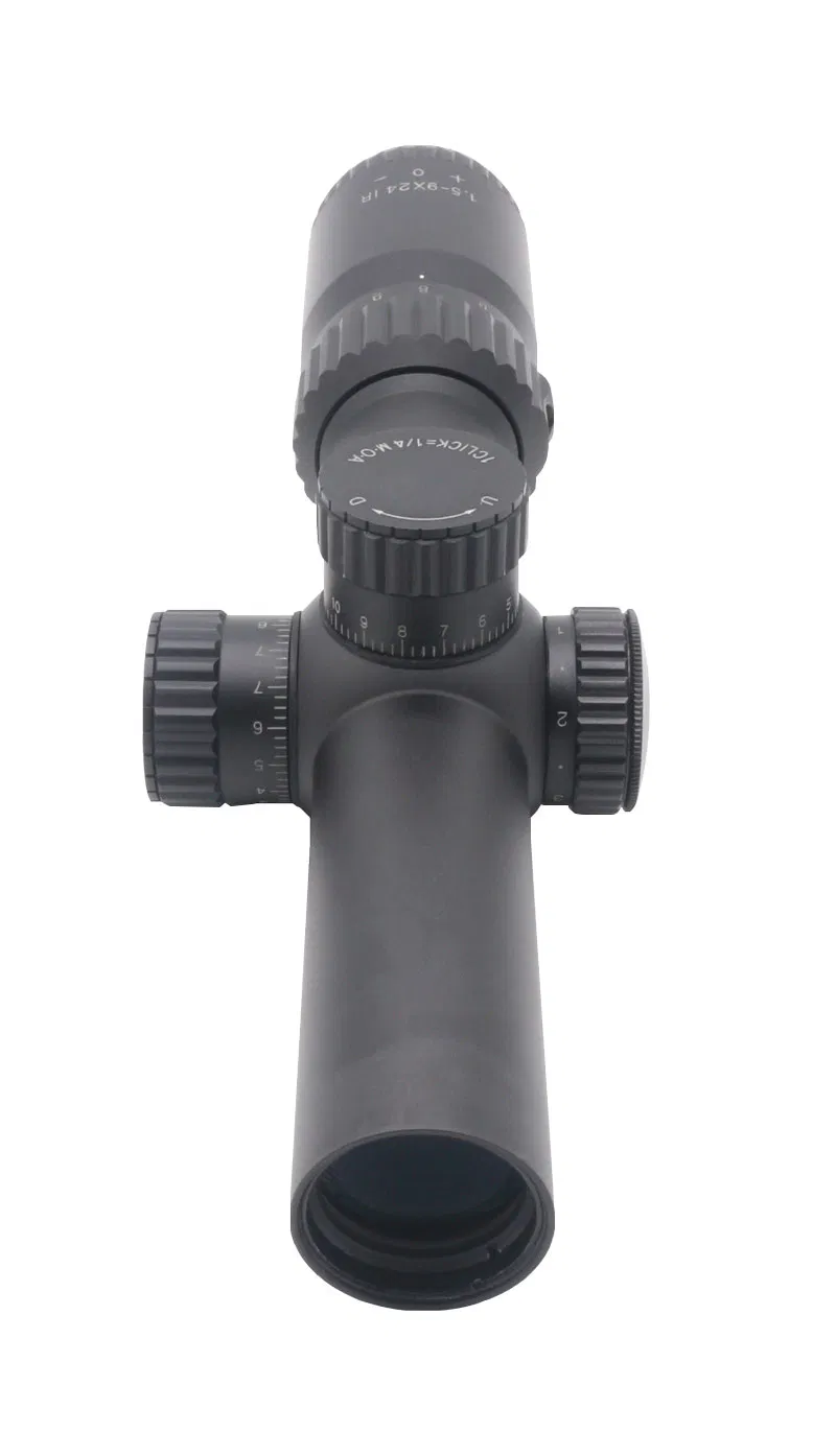 Lockable Turrets 1.5-9X24 Riflescopes Sniper Tactical Hunting