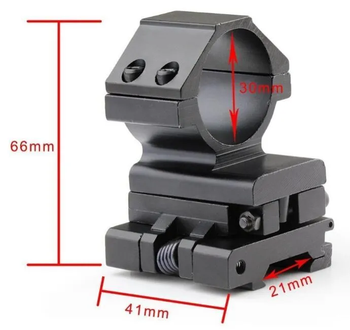 Red DOT Aim Scopes 3X Red DOT Magnifier with Mount