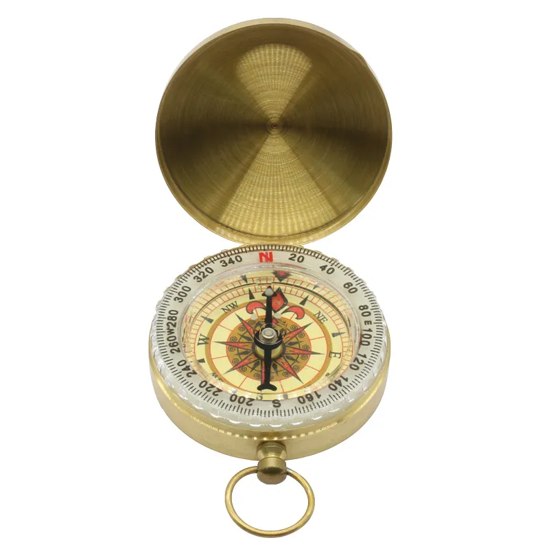 Wholesale Polished Copper Antique Gift Pocket Magnetic Compass