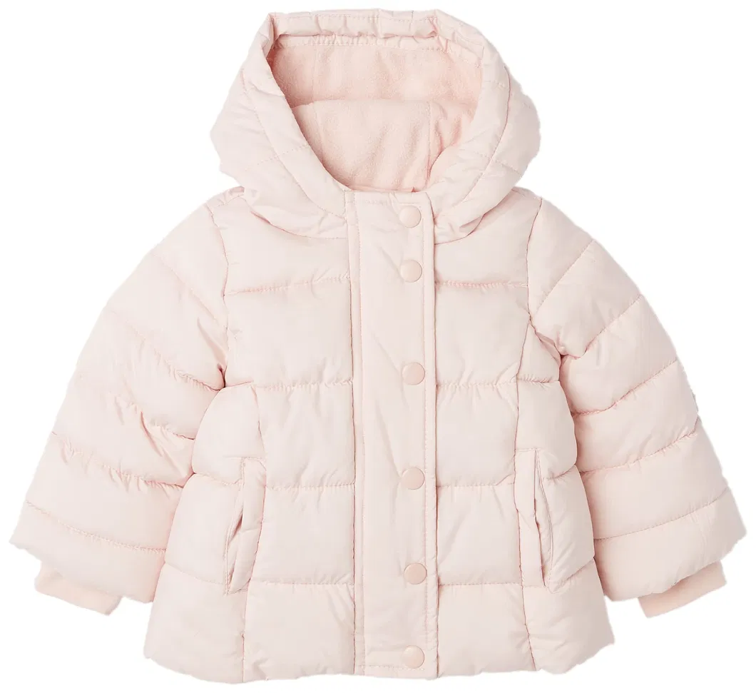 Asiapo China Factory Girls Winter Lovely Active All Over Printing Outdoor Hooded Puffer Jacket