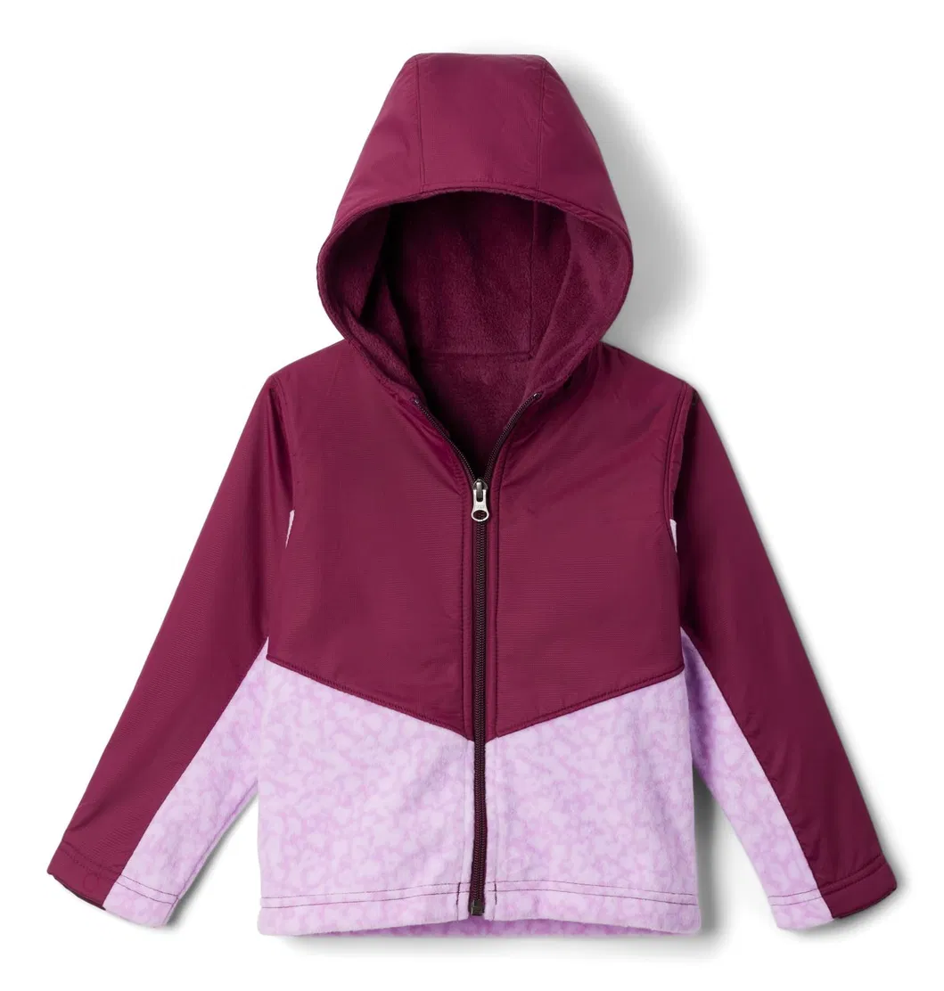 Asiapo China Factory High Quality Kids Winter Windproof Insualted Stylish Polar Fleece with Sherpa Outside