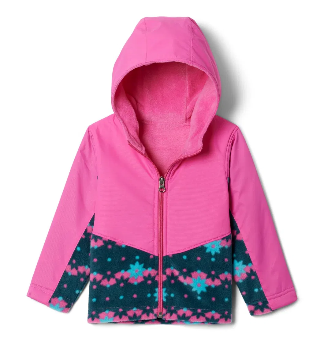 Asiapo China Factory High Quality Kids Winter Windproof Insualted Stylish Polar Fleece with Sherpa Outside