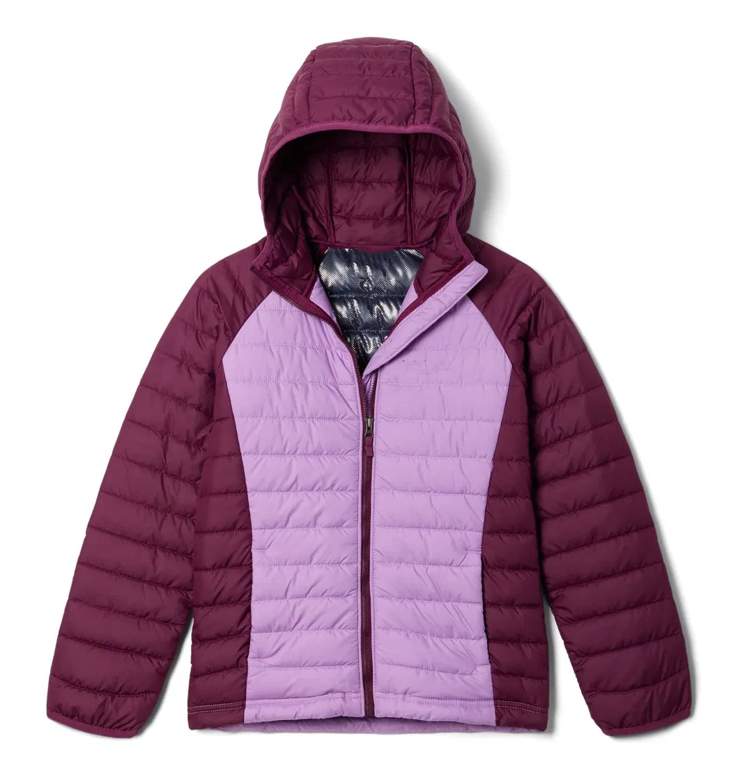 Asiapo China Factory Kids Girls Winter Fashion Warm Running Hiking Regular Hooded Puffer Jacket