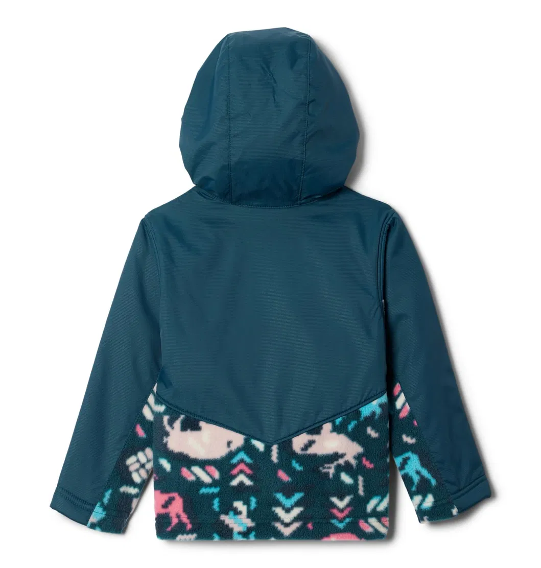 Asiapo China Factory Kids Winter Warm Cozzy Lovely Hooded Fleece Jacket with Printing