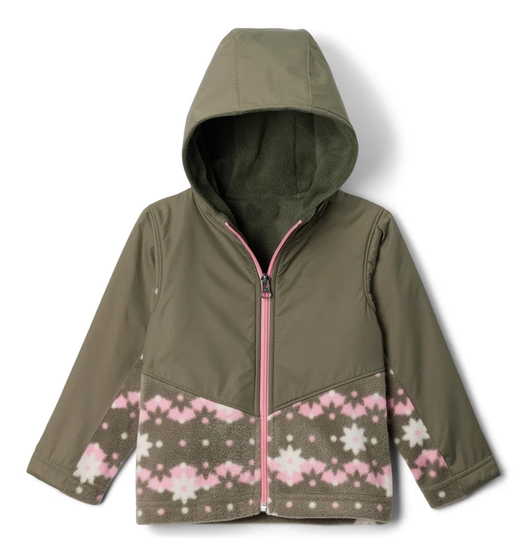 Asiapo China Factory Kids Winter Warm Cozzy Lovely Hooded Fleece Jacket with Printing