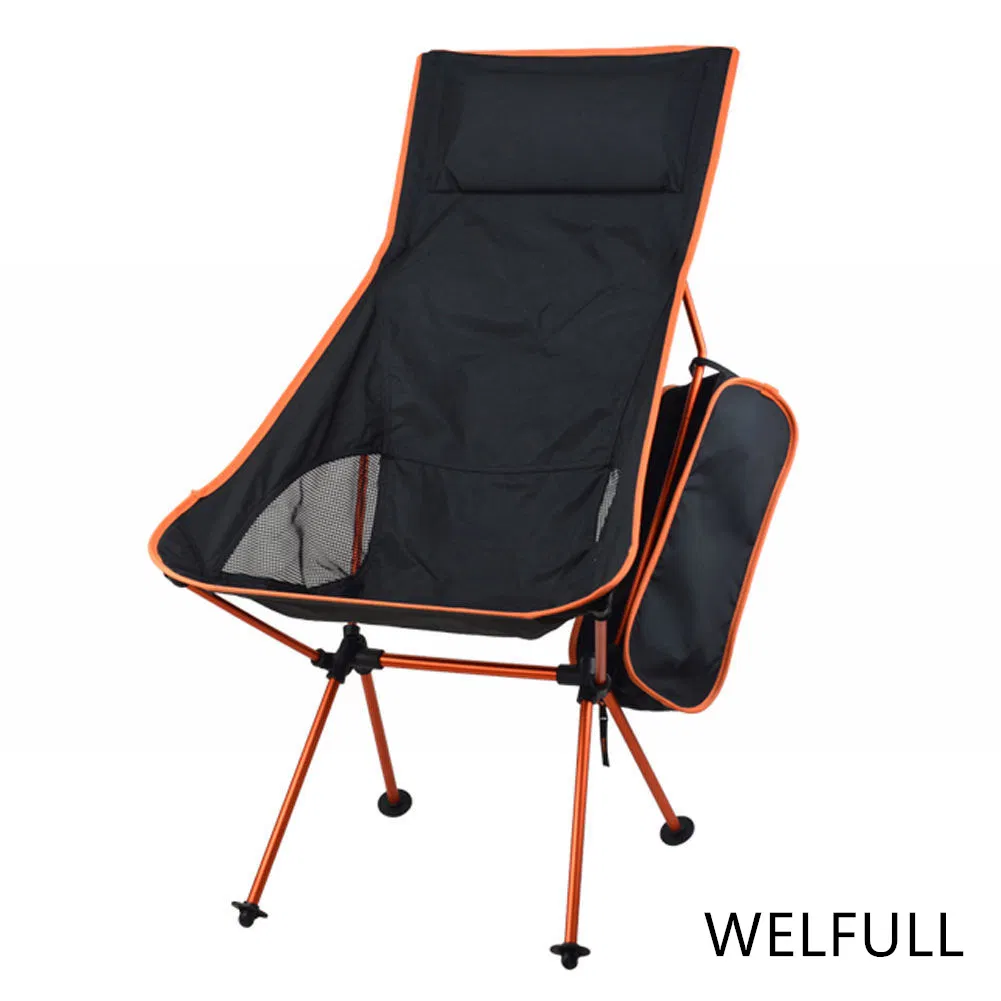 2021 Aluminum 150kg Lightweight Portable Beach Fishing Outdoor Foldable Camping Chair