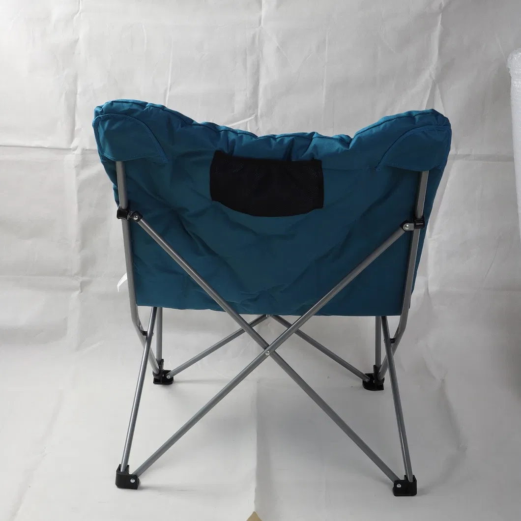 Metal Frame Soft Pad Padded Chair Outdoor Chair Camping Chair