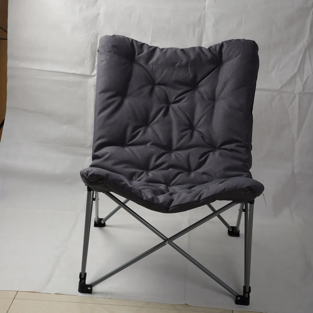 Metal Frame Soft Pad Padded Chair Outdoor Chair Camping Chair