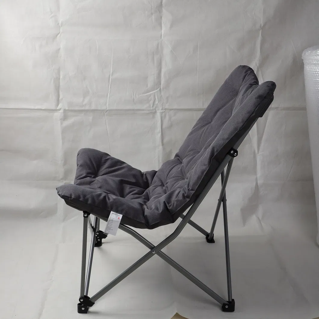 Metal Frame Soft Pad Padded Chair Outdoor Chair Camping Chair