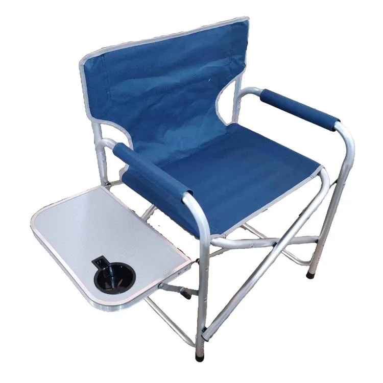 OEM Outdoor Wholesale Lightweight Folding Aluminium Director Chair Camping Chair