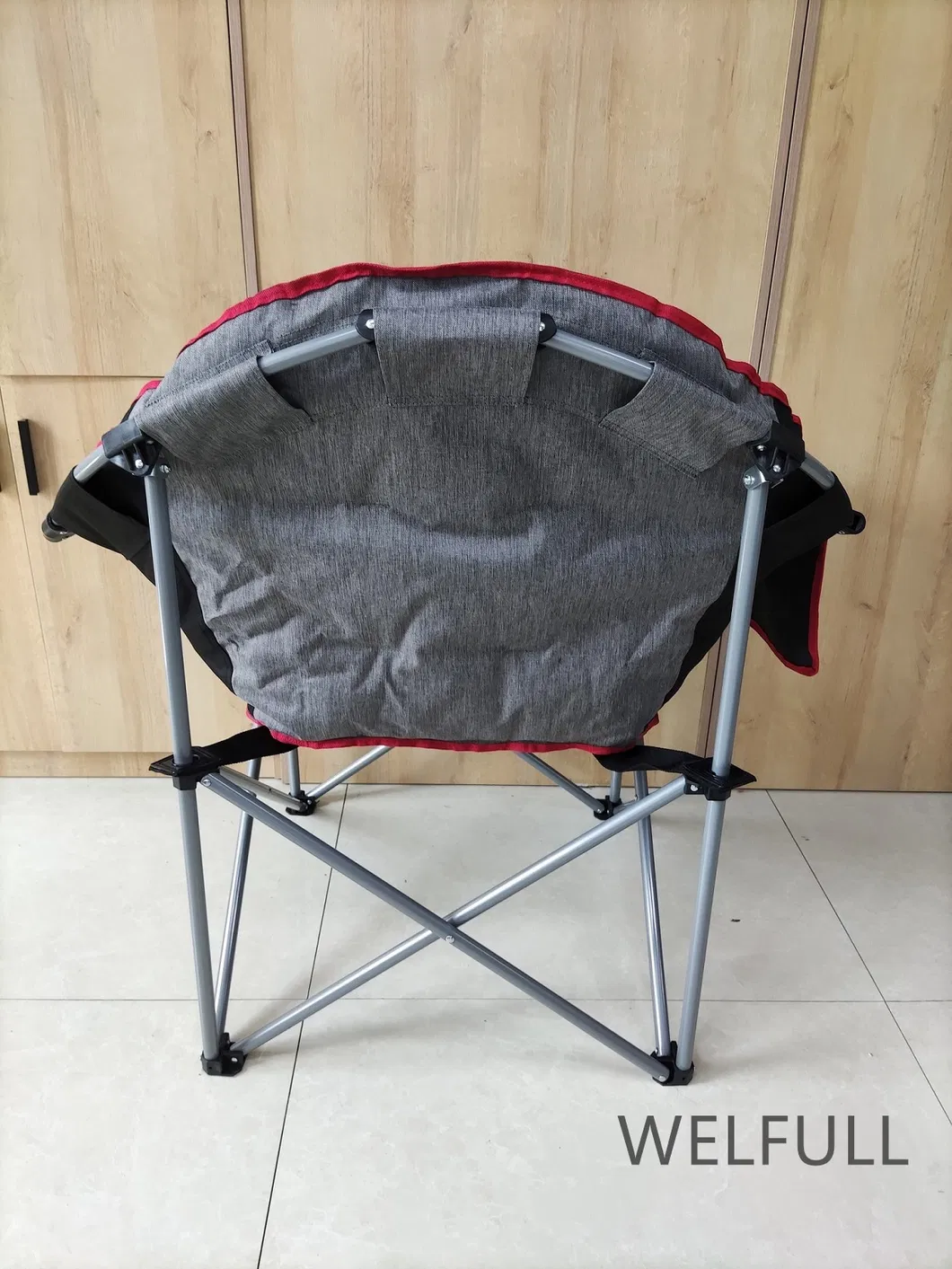 Oversize Padded Moon Portable Stable Folding Camping Chair Chairs