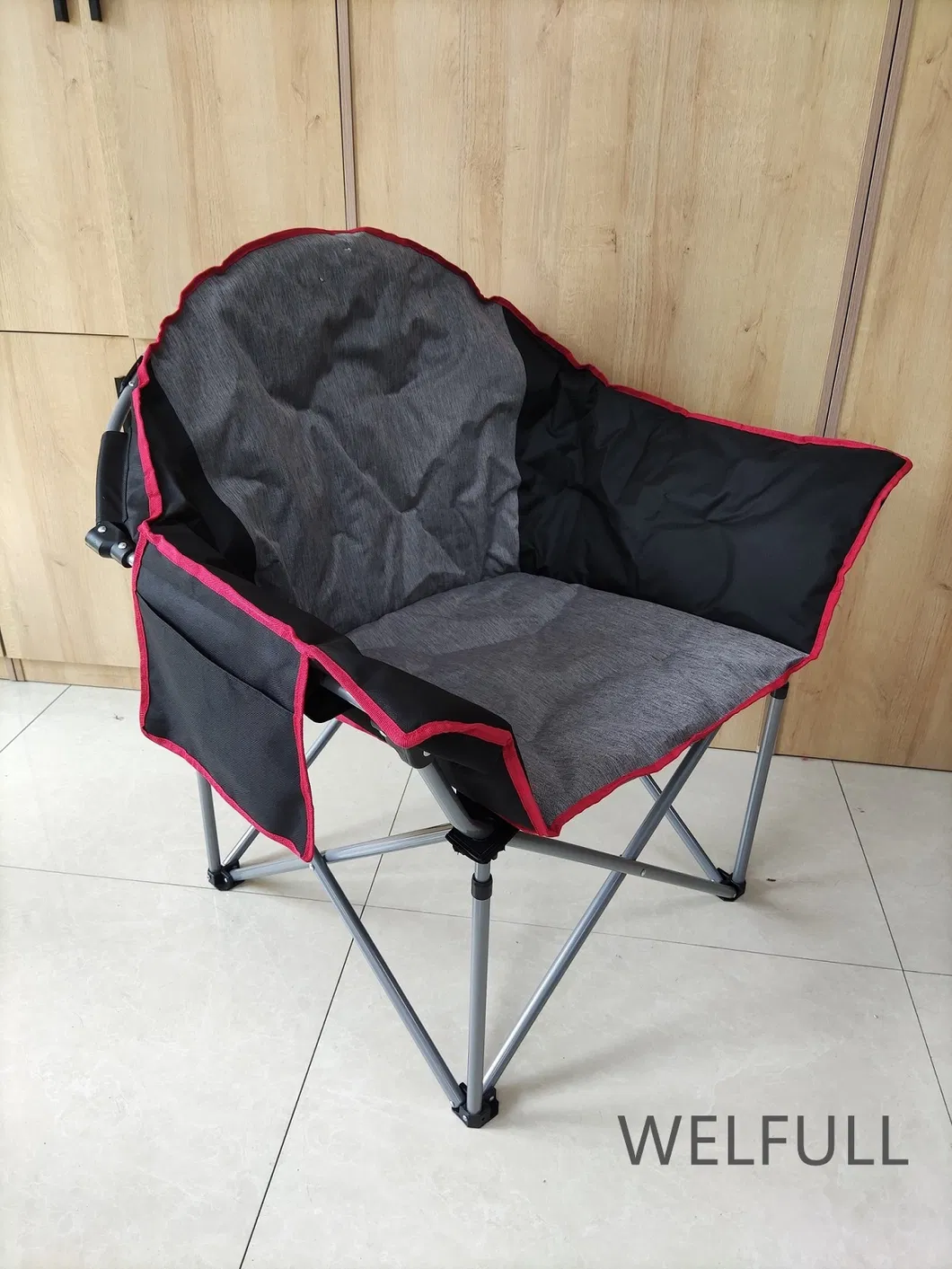 Oversize Padded Moon Portable Stable Folding Camping Chair Chairs