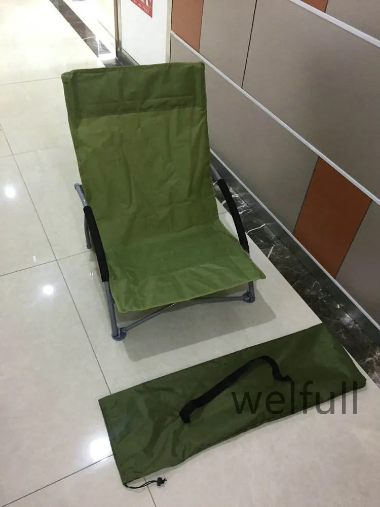 Wholesale Outdoor Double Layers Folding Camping Chair Low Position Beach Chairs