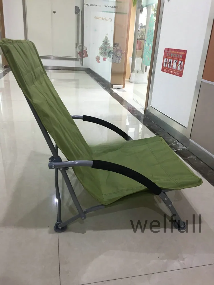 Wholesale Outdoor Double Layers Folding Camping Chair Low Position Beach Chairs