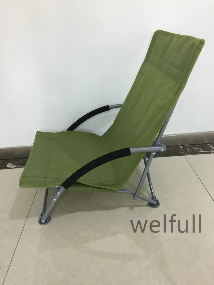 Wholesale Outdoor Double Layers Folding Camping Chair Low Position Beach Chairs