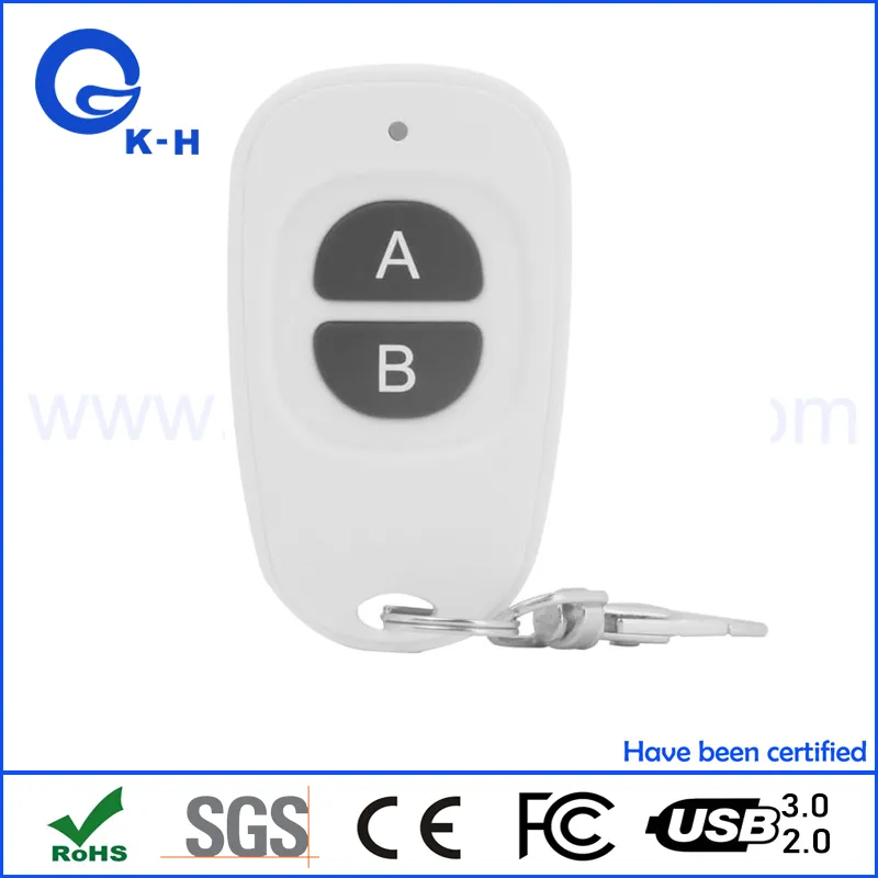 315 433MHz 2 Buttons Door Garage Gate RF Remote Control