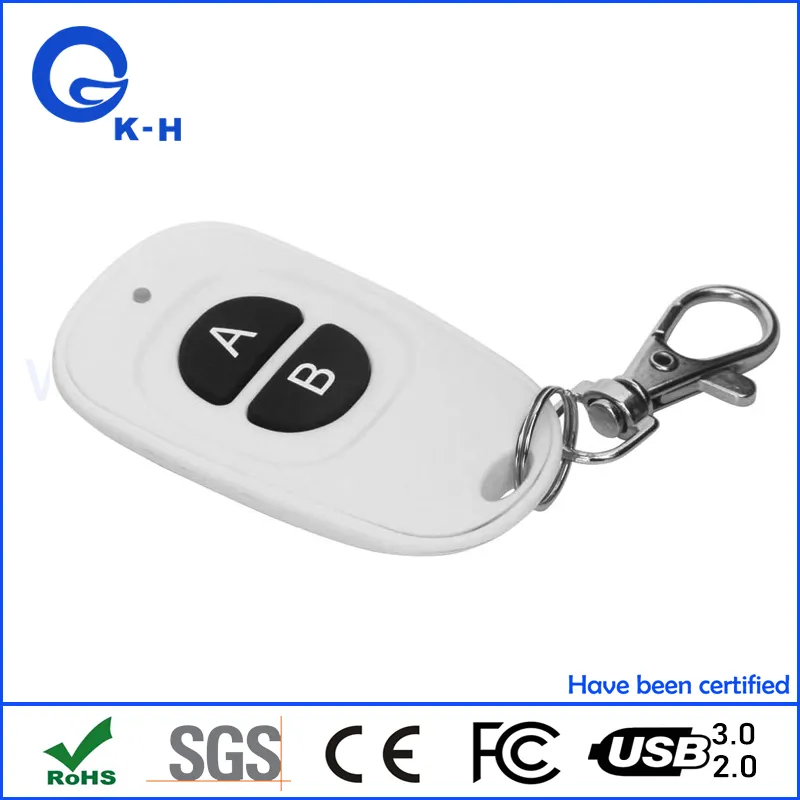 315 433MHz 2 Buttons Door Garage Gate RF Remote Control