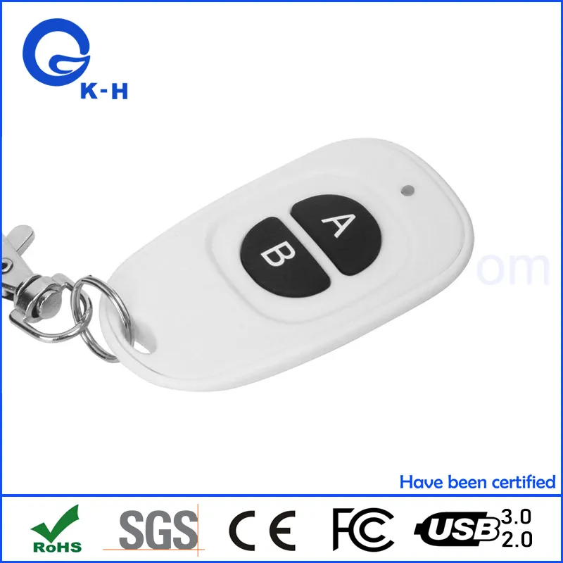 315 433MHz 2 Buttons Door Garage Gate RF Remote Control