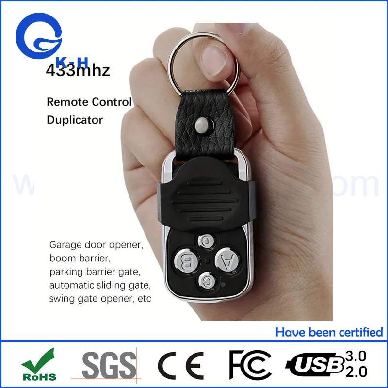 433MHz Remote Control Garage Gate Door Opener Duplicator Clone Cloning Code