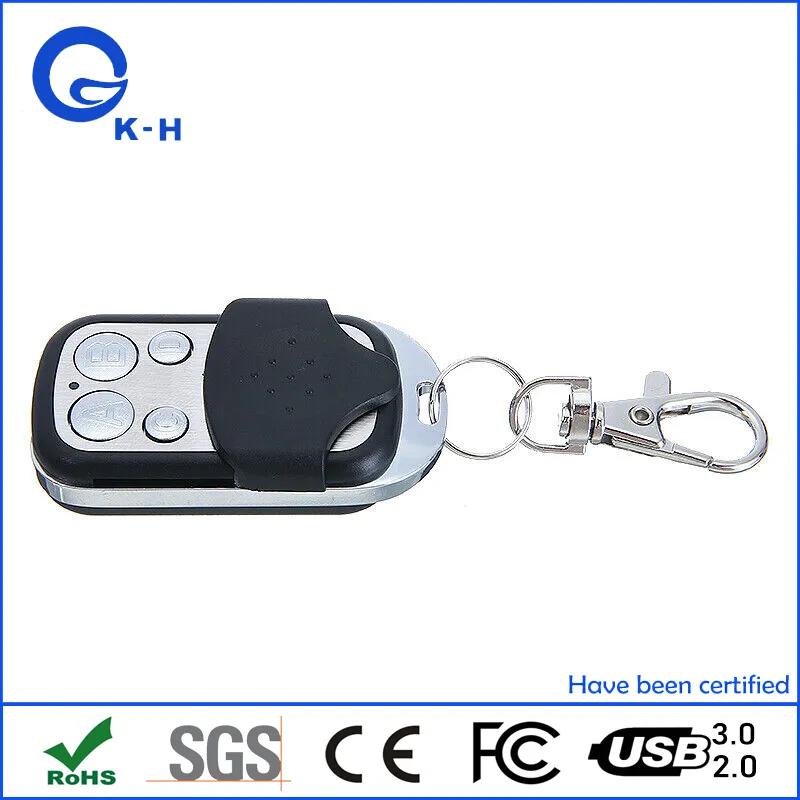 4 Buttons 433MHz RF Garage Door Gate Lock Rolling Code Remote Control