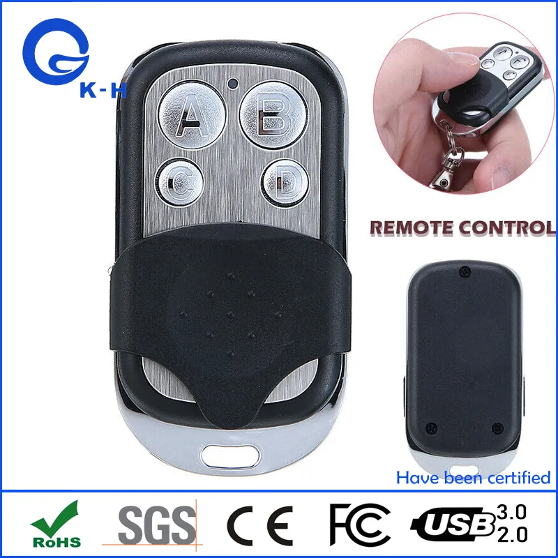 Learning Copy Code RF Wireless Garage Gate Door Remote Control Duplicator Opener