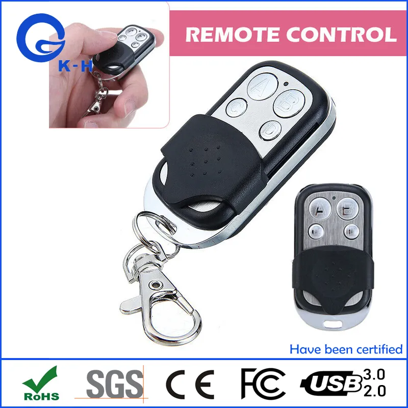 Learning Copy Code RF Wireless Garage Gate Door Remote Control Duplicator Opener