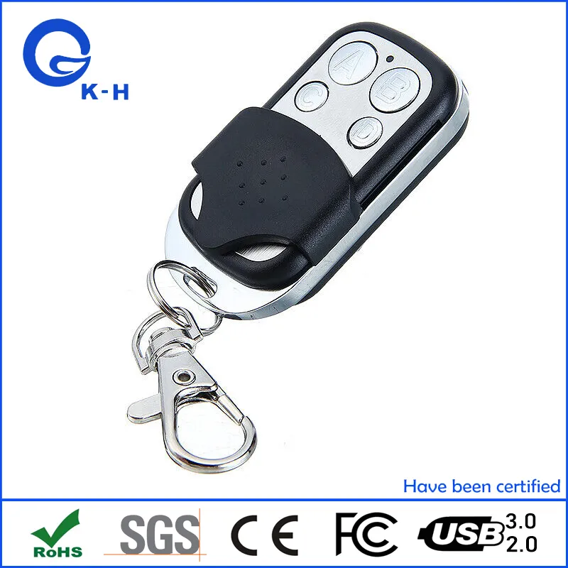 Learning Copy Code RF Wireless Garage Gate Door Remote Control Duplicator Opener