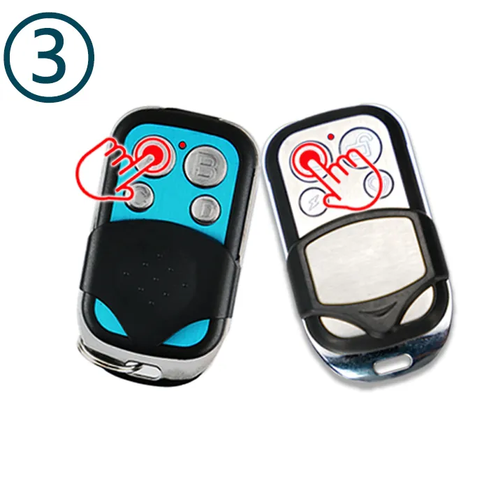 Universal 433MHz Electric Garage Door Cloning Remote Control Key Fob Gate Opener