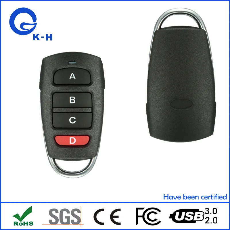 Universal RF Wireless Garage Door Remote Control Duplicator Opener Cr2032