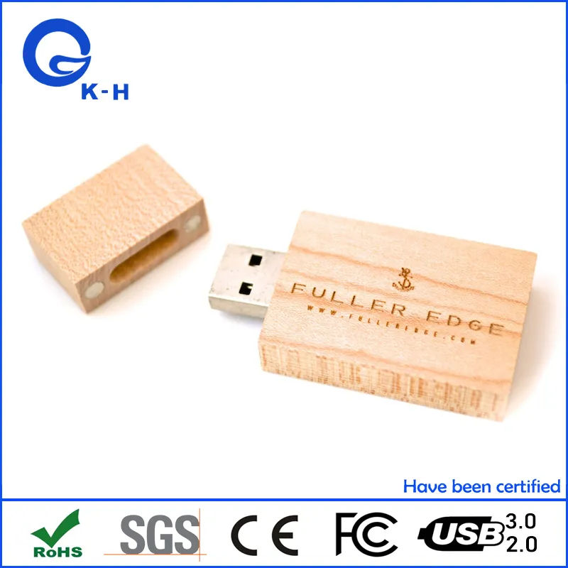 16GB 32GB Wooden USB Flash Drive Walnut 3.0 USB Stick for Gift