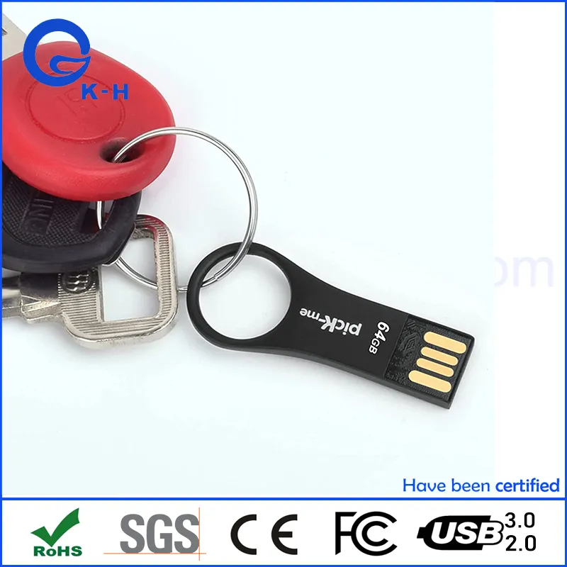 32GB Metal Waterproof USB 2.0 Flash Memory Drive 16GB