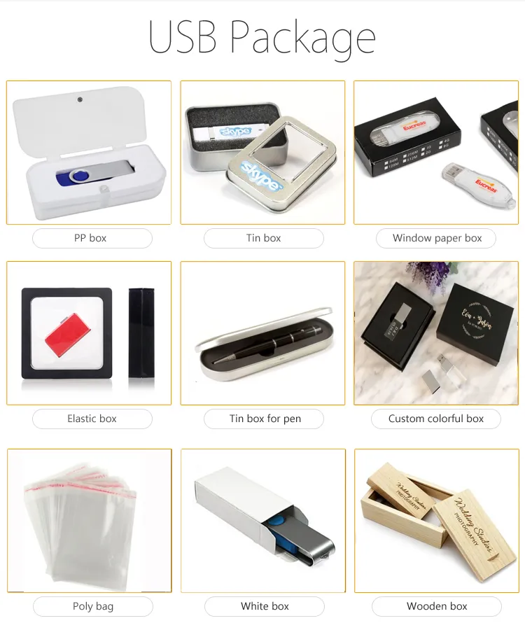 32GB Metal Waterproof USB 2.0 Flash Memory Drive 16GB