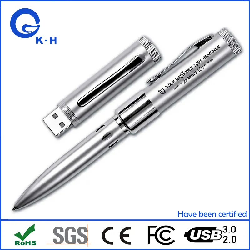 Ballpoint Pen Shape USB 2.0 Flash Drive 16GB 8GB 4GB