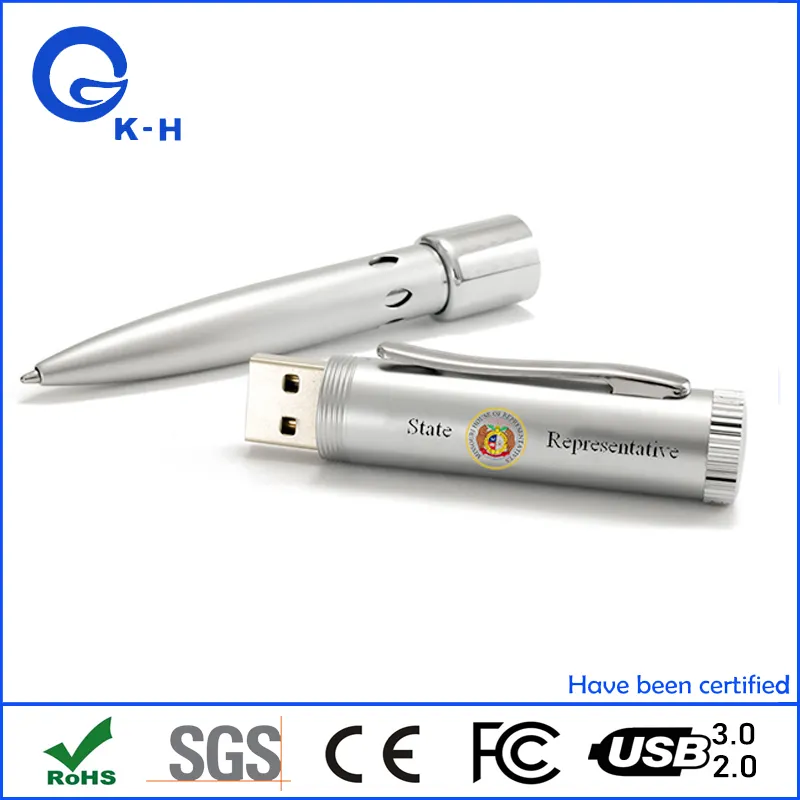 Ballpoint Pen Shape USB 2.0 Flash Drive 16GB 8GB 4GB