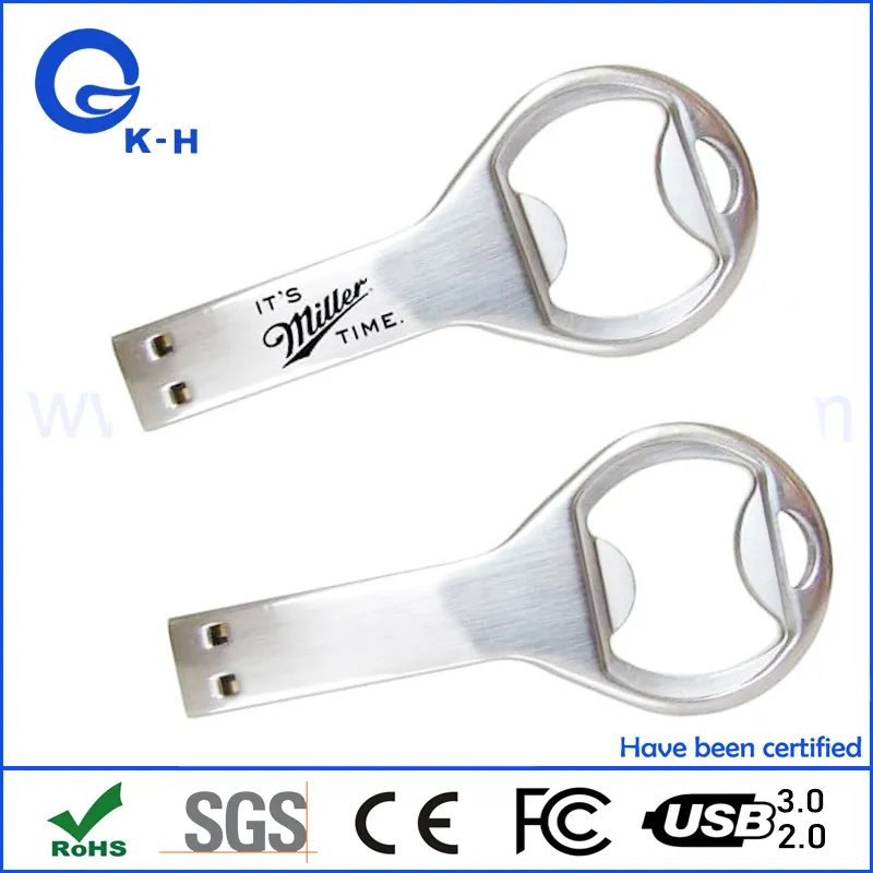 Beer Bottle Opener USB 2.0 Flash Memory Driver 16GB 8GB