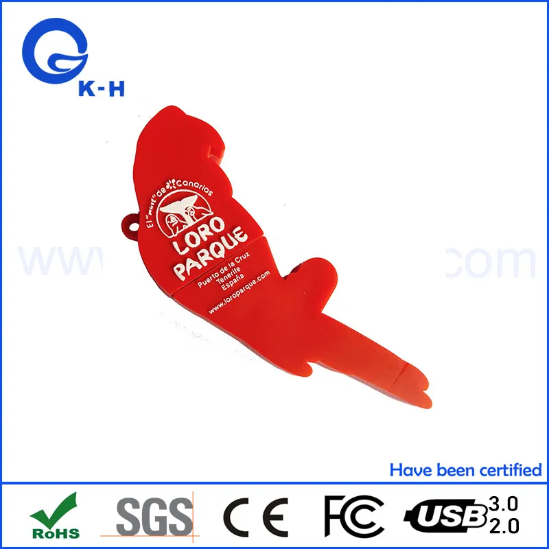 Best Price Bird PVC Custom USB 2.0 Flash Memory Drive