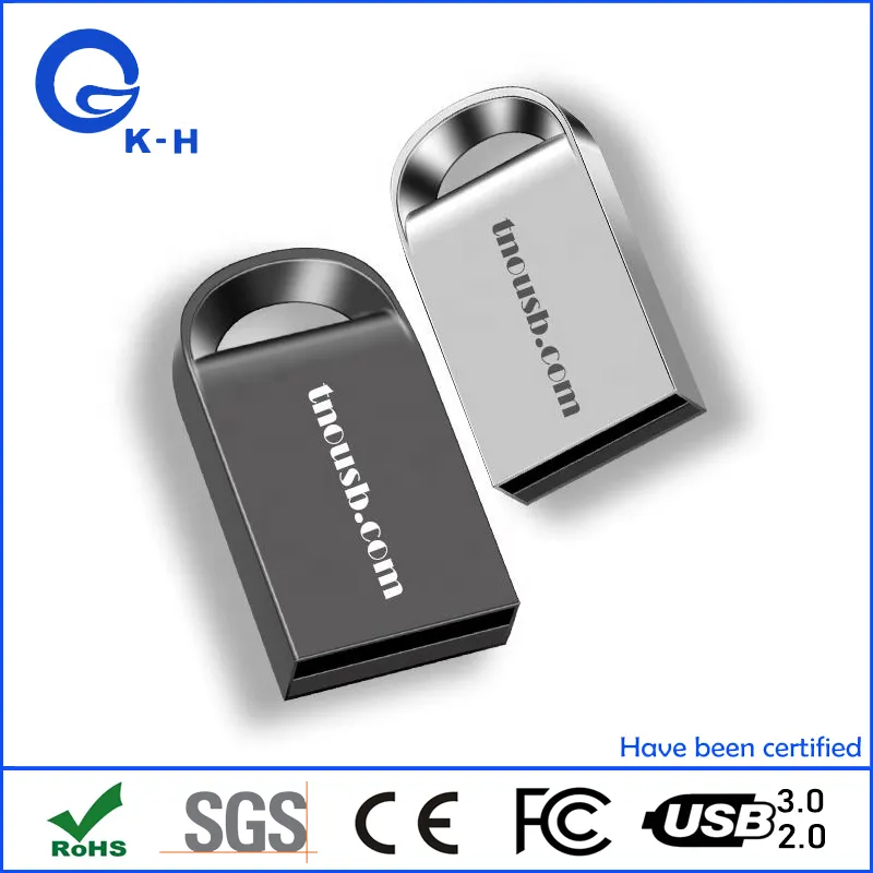 Best Sales Mini Metal USB Flash Memory Driver 1GB 2GB 4GB