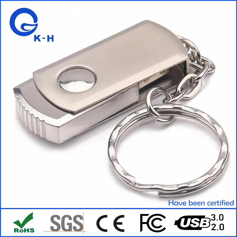 Best Selling Top Quality Logo Printed Swivel USB Flash Drive